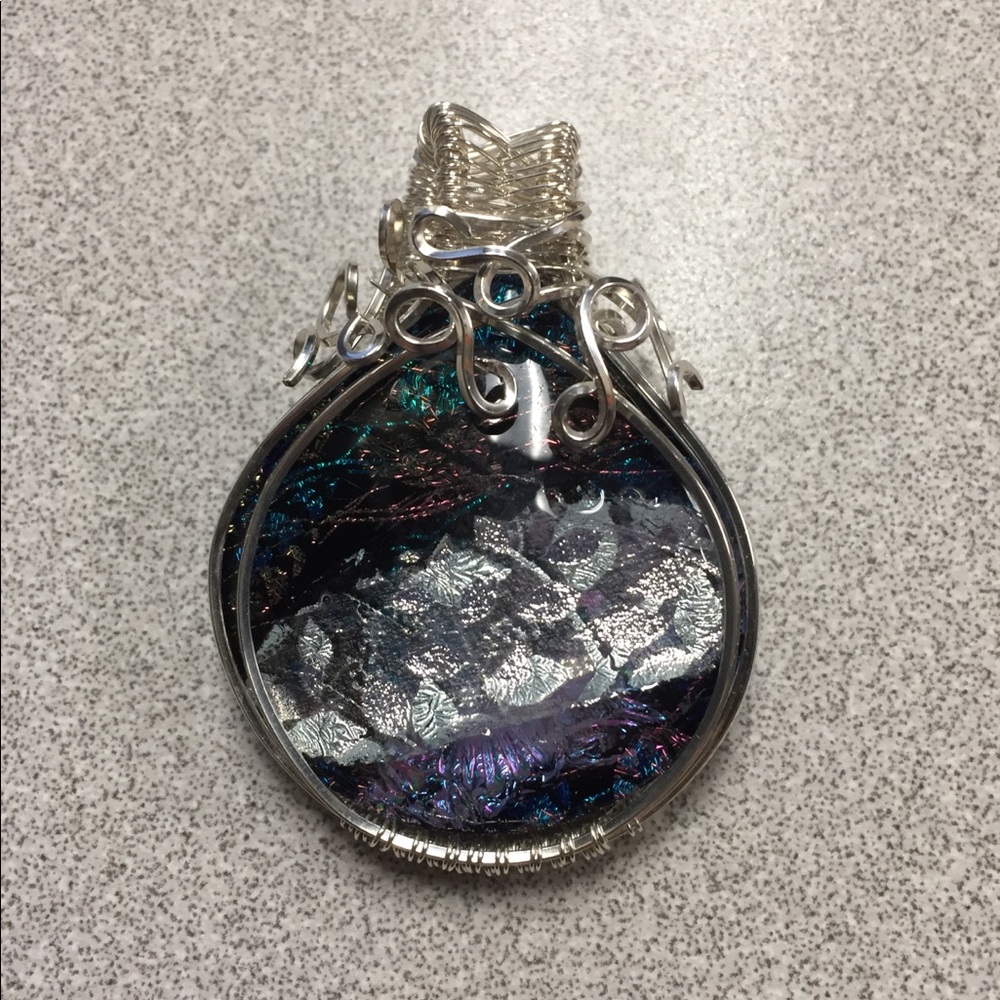 Handmade glass pendant